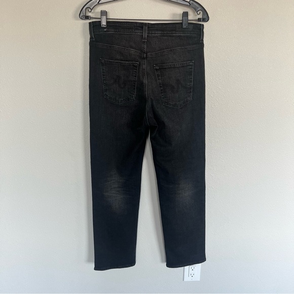 NWOT AG Saige Ankle Straight Leg Jean 6 Years Catalyst Black Grey Denim Women 29 - Picture 9 of 13